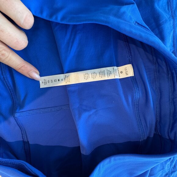 NWT lululemon Pace Rival Skirt *Tall Cerulean Blue (Size 10) - Picture 4 of 6